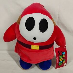 New Nintendo Super Mario Bros Shy Guy Good Stuff Soft Stuffed Plush 10"